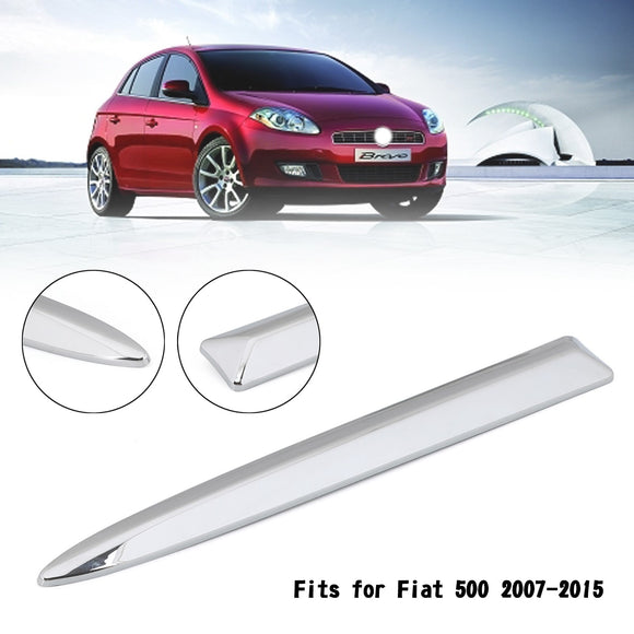 Moldura de parrilla superior del parachoques delantero derecho cromado para Fiat 500 2007-2015