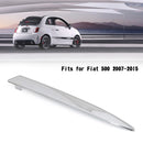 Moldura de parrilla superior del parachoques delantero derecho cromado para Fiat 500 2007-2015-3