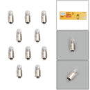For PHILIPS Car Lamps 12V 2W BA9s 12913CP 10 Pieces-1