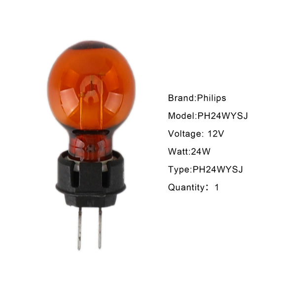 Per lampadina Philips indicatore di direzione doppio ago senza base 12V24W PH24WYSJ