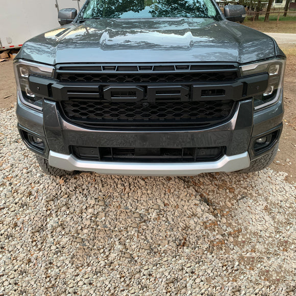 Grille de pare-chocs avant de remplacement noire pour Ford Everest Next Gen T9 2023 – 2025