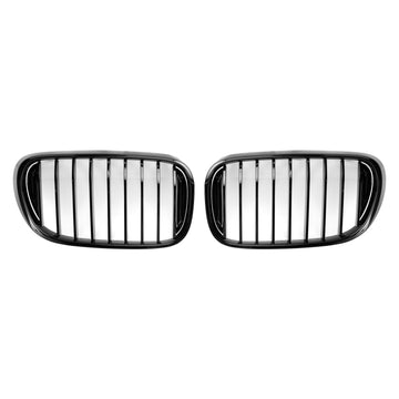 2015-2019 BMW 7 Series G12 Long-WheelBase 740Li/750Li/740Ld xDrive/760Li Front Kidney Grille Gloss Black Grill