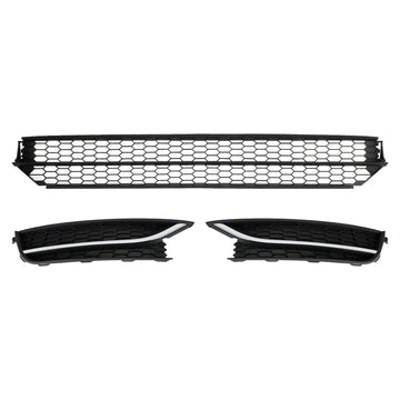 Volkswagen Passat 2012-2015 5618536779B9 VW1036126 Conjunto combinado de parrilla delantera inferior + cubierta de luz antiniebla sin orificio