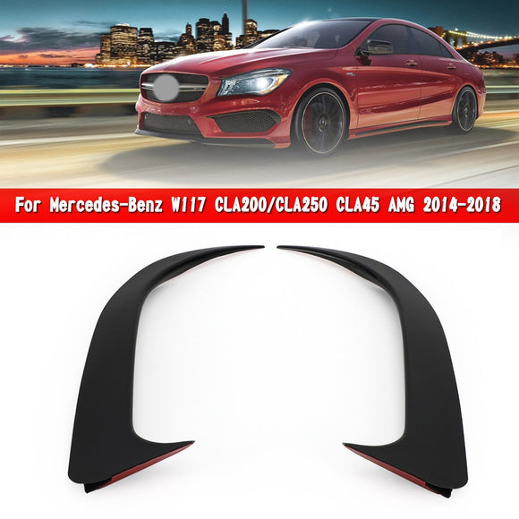 Mercedes-Benz W117 CLA200/CLA250 CLA45 AMG 2014-2018 Black Rear Bumper Spoiler Air Vent Cover