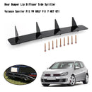 VW GOLF VII 7 MK7 GTI Rear Bumper Lip Diffuser Side Splitter Valance Spoiler-4
