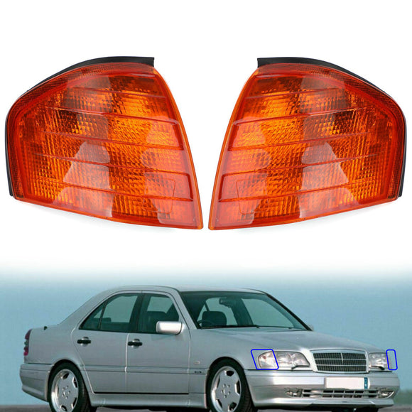 Para lamp narożnych i kierunkowskazów pasuje do Mercedesa Klasy C W202 1994-2000 r.