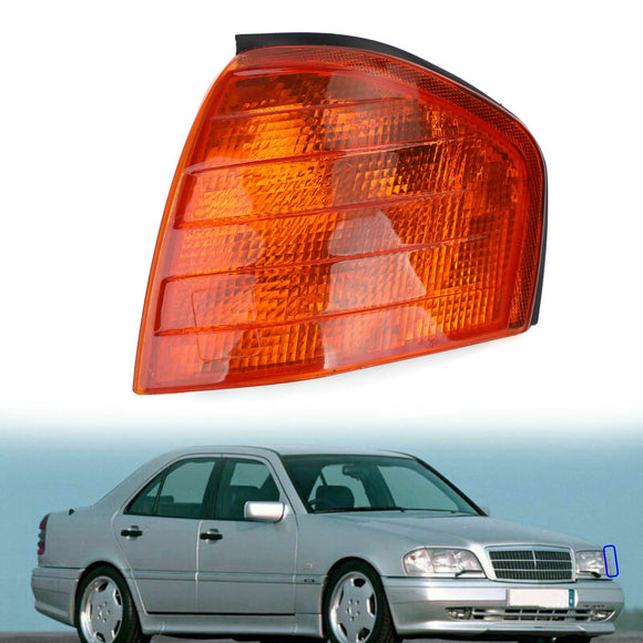 Left Corner Lights Turn Signal Lamps Fits Mercedes Benz C Class W202 1994-2000 Y