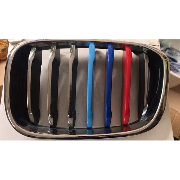 3x M Kolor Nerka Kratka Bar Pokrywa Naklejka Pasek Klipsy Pokrywa Dla BMW X3 G01 2018