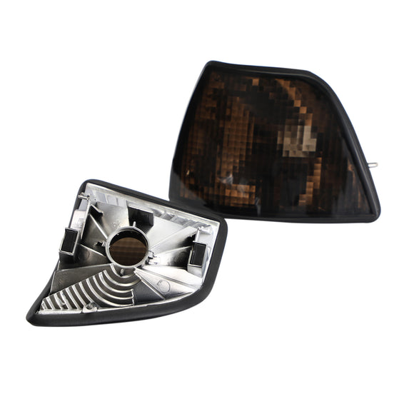 For 1992-1998 BMW E36 3-Series 4Dr Sedan/Hatchback Euro Corner Lights Gray