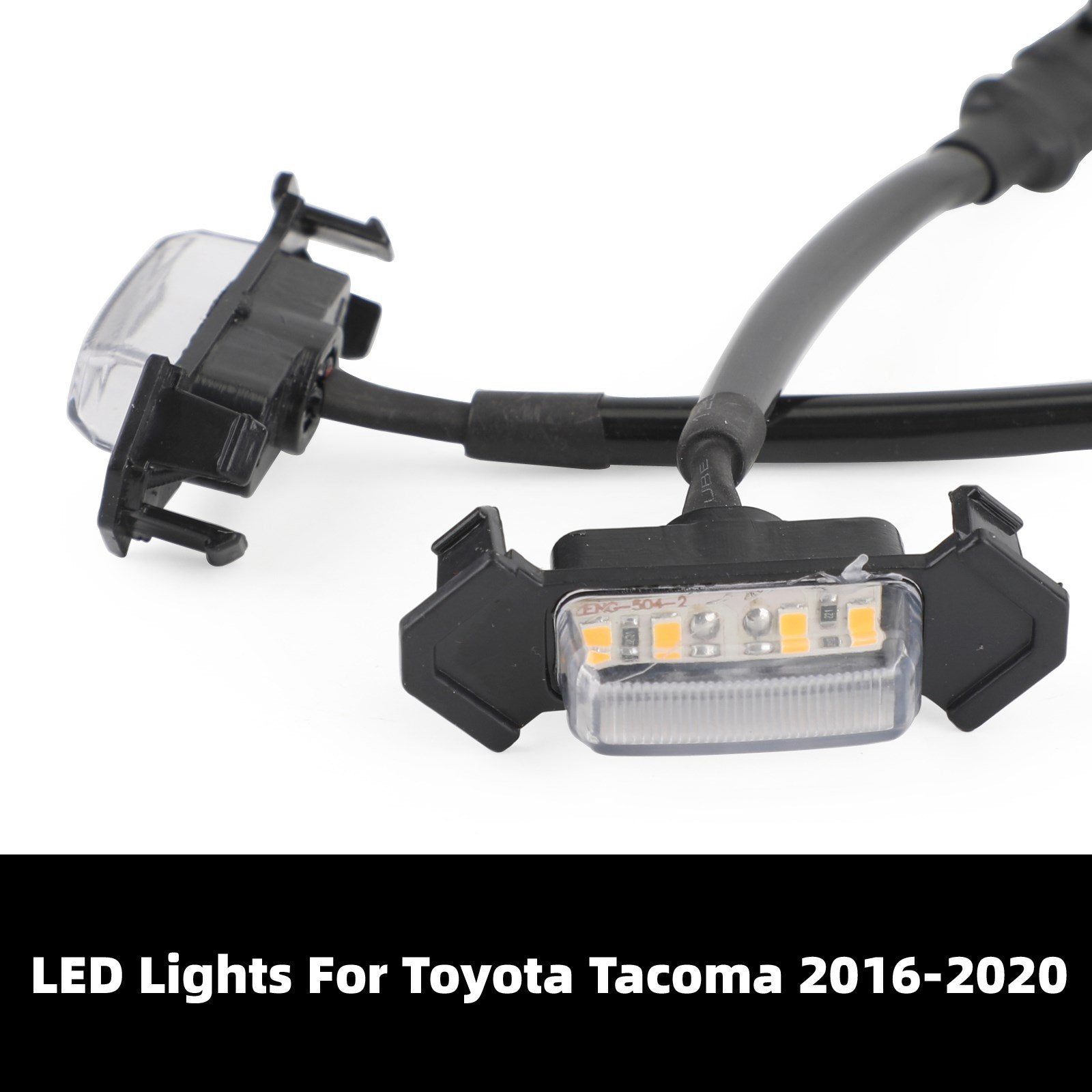 Rejilla de parachoques delantero Tacoma 2016-2020 PT228-35170 transparente 4 piezas/juego de luces LED genéricas