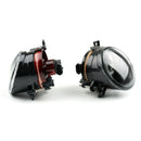 Pair Front Bumper Convex Lens Fog Light For VW MK5 Golf Jetta Bora 2005-2010-2