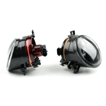 Pair Front Bumper Convex Lens Fog Light For VW MK5 Golf Jetta Bora 2005-2010 - 0