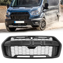 Parrilla Raptor | Tránsito Ford MK8 | 2020-2025 | Negro brillante | Parrilla de panal de parachoques delantero con letra-2