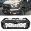 Ford Transit T150 T250 T350 MK8 2020-2025 Raptor Style calandre de remplacement en nid d'abeille grille noire-1