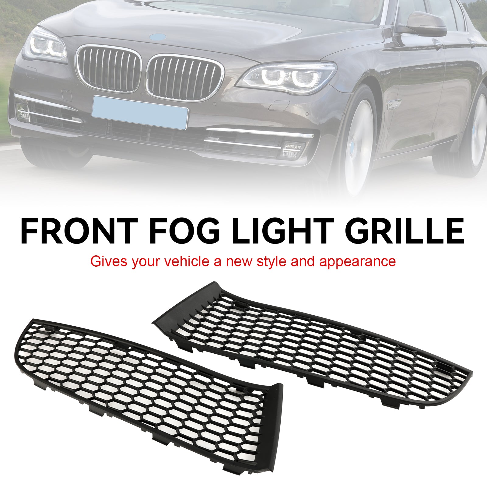 Grille inférieure de pare-chocs avant BMW Série 7 F01 F02 2009-2015