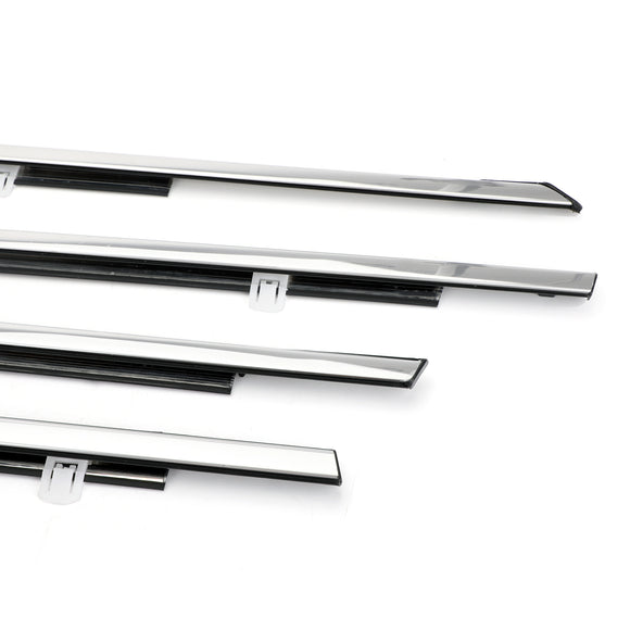 4 stks Chrome Tochtstrip Venster Moulding Trim Seal Riem Past Voor Accord 2008-2012