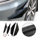 4 stks Universele Gloss Bk Auto Voorbumper Vinnen Body Splitter Spoiler Canards-3