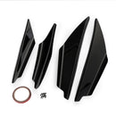 4 stks Universele Gloss Bk Auto Voorbumper Vinnen Body Splitter Spoiler Canards-10
