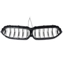 Niergrill met dubbele lamellen, zwart vooraan, geschikt voor BMW 6-serie G32 2020-2025-7