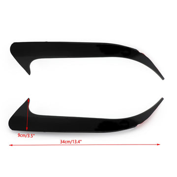 Mercedes-Benz W117 CLA200/CLA250 CLA45 AMG 2014-2018 Black Rear Bumper Spoiler Air Vent Cover - 0