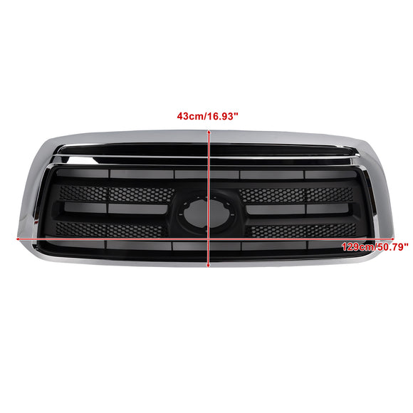 Mattschwarzer Chrom-Frontstoßstangengrill, passend für Toyota Tundra 2006–2009