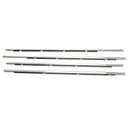 4 stks Chrome Tochtstrip Venster Moulding Trim Seal Riem Past Voor Accord 2008-2012-11