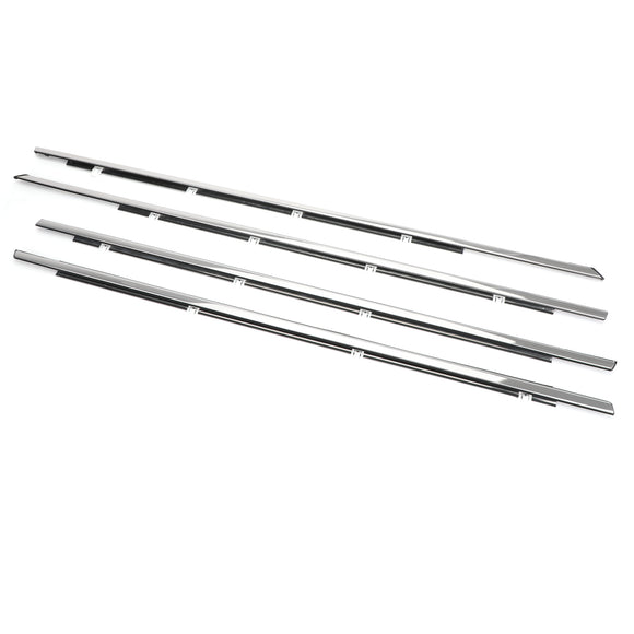 4 stks Chrome Tochtstrip Venster Moulding Trim Seal Riem Past Voor Accord 2008-2012