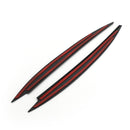 Front Headlight Eyelid Eyebrow Cover Trim Black For VW Golf MK7 Golf R GTI GTD-7
