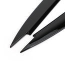 Front Headlight Eyelid Eyebrow Cover Trim Black For VW Golf MK7 Golf R GTI GTD-8
