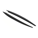 Front Headlight Eyelid Eyebrow Cover Trim Black For VW Golf MK7 Golf R GTI GTD-10