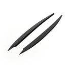 Front Headlight Eyelid Eyebrow Cover Trim Black For VW Golf MK7 Golf R GTI GTD-1