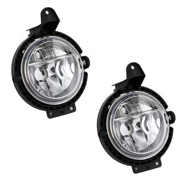 Cubierta de luces antiniebla delantera izquierda y derecha para Mini R55 R56 R57 R58 Cooper 2007-2015