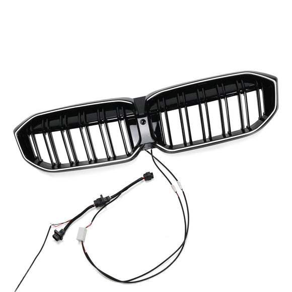 BMW 2023-2024 Série 3 G20 G21 320i/330i/M340i/318i/320d Calandre avant double ligne noire