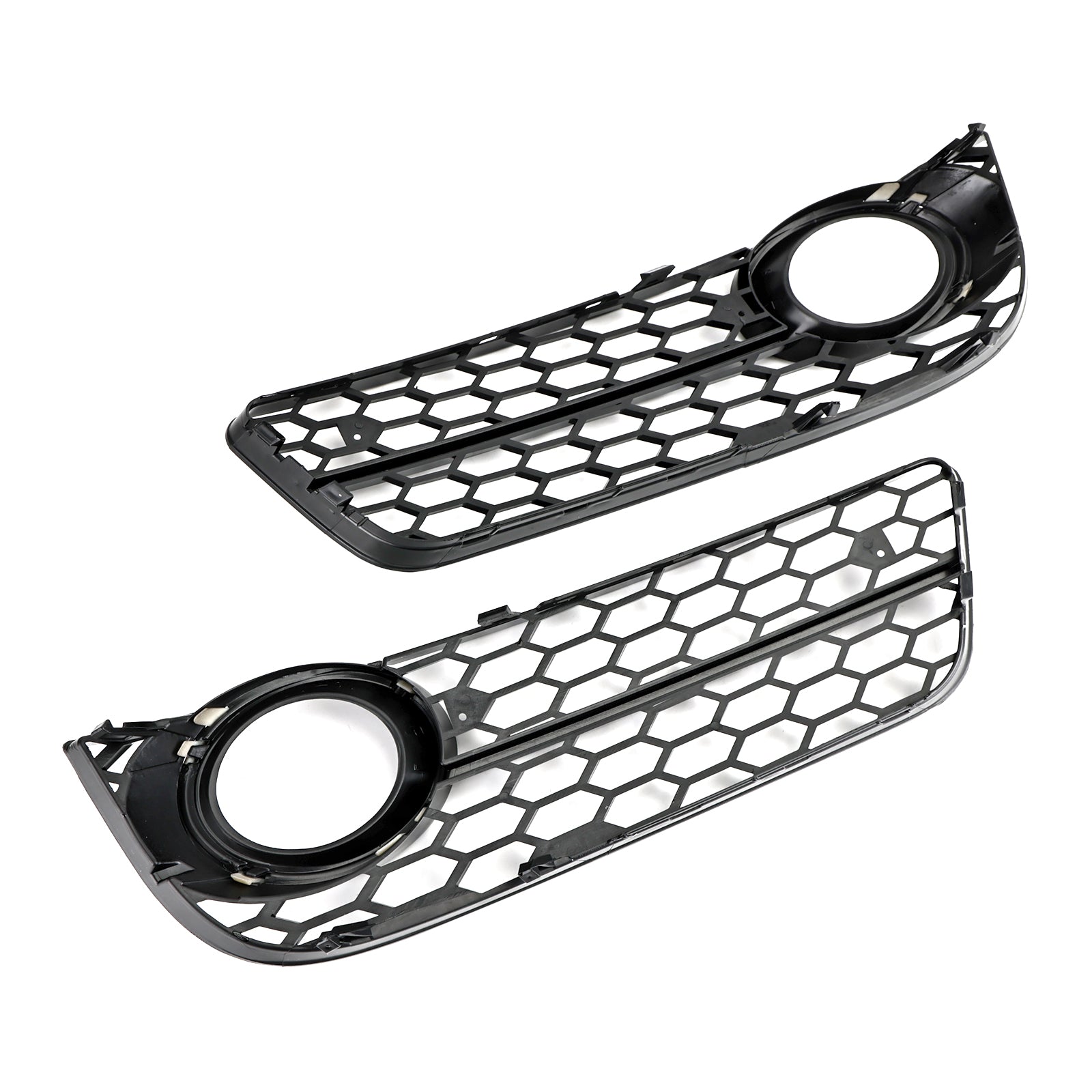 Audi 2007-2011 A5 Standart Style 1522024 Paire de grilles de phare antibrouillard avant en nid d'abeille