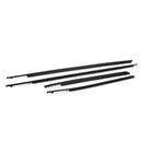 Areyourshop 4x moldura de cinturón de sellado de burlete para ventana de coche para Toyota Tundra doble cabina 07-20-1