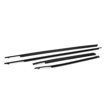 Toyota Tundra Double Cab 2007-2020 4x Car Window Weatherstrip Seal Belt Moulding 68160-0C020 68210-0C020