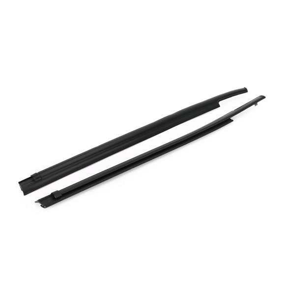 Areyourshop 4x moldura de cinturón de sellado de burlete para ventana de coche para Toyota Tundra doble cabina 07-20