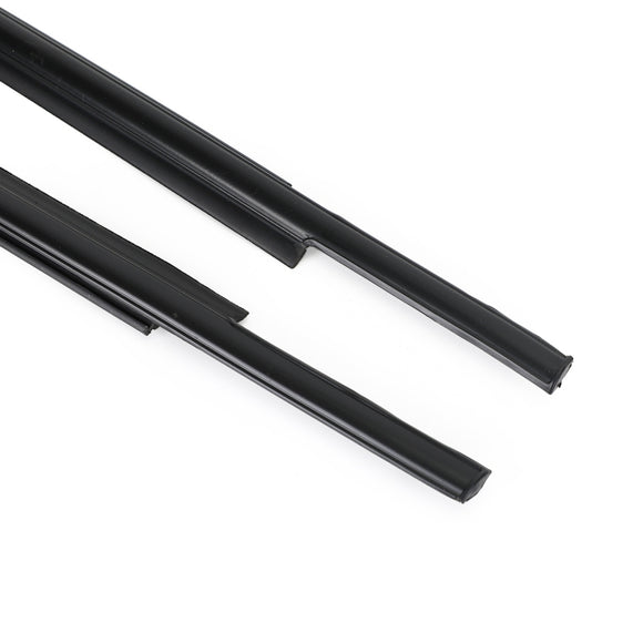 Areyourshop 4x moldura de cinturón de sellado de burlete para ventana de coche para Toyota Tundra doble cabina 07-20