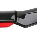 4PCS Universal Car Front Bumper Lip Body Kit Splitter Spoiler Diffuser Protector Black Red-7