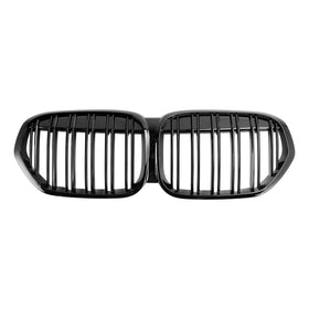 2019–2021 BMW X1 F48 F49 sDrive18i/xDrive20i/xDrive25i/sDrive20d Front-Nierengrill, Doppellamellen, glänzend schwarzer Grill