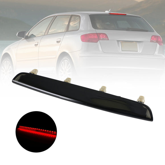 Areyourshop LED Smoke Lens 3RD Third Brake Stop Light For Audi A3 S3 RS3 Sportback 2004-2012