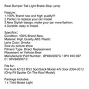 Areyourshop LED Smoke Lens 3RD Third Brake Stop Light For Audi A3 S3 RS3 Sportback 2004-2012-9