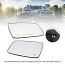 Door Side Heated Mirror Glass for Dodge Ram Set (LH + RH) 1500 2500 2009-2018-1