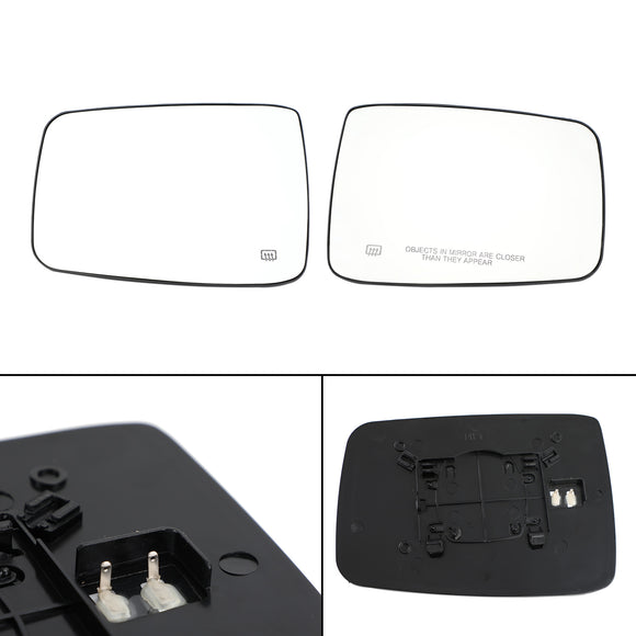 Door Side Heated Mirror Glass for Dodge Ram Set (LH + RH) 1500 2500 2009-2018
