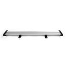 Universal Hatch Adjustable Aluminum GT Rear Trunk Wing Racing Spoiler Silver-1