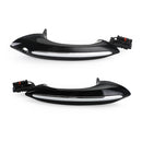 Areyourshop manija de puerta Exterior izquierda + derecha negra 51217231931/51217231934 para BMW F10 F01-6