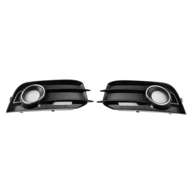 2010-2014 Audi A1 8X 2PCS Luz de Nevoeiro Grade Padrão Amortecedor Dianteiro Inferior Grill Capa 8X0807681A 8X0807682A