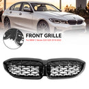 2019-2022 BMW Série 3 G20 320i/330i/320d/M340i/318i/330e Calandre Diamant Noir-4