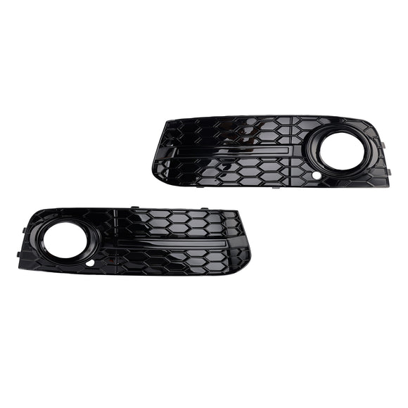 2 STKS Voor Honingraat Mistlamp Grill 8KD807681 Fit Audi A4 B8 2009-2012