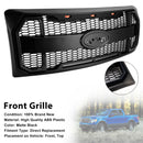 Ford F150 2009-2014 met LED matzwarte grille voorbumpergrill-6